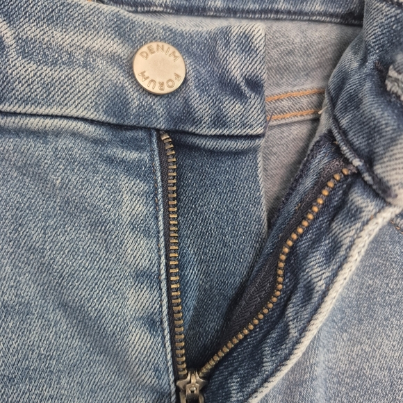 Denim Forum Aritzia The 90's Lexi Lo Rise Bootcut Ankle Denim Jeans Size 30 - Picture 8 of 13